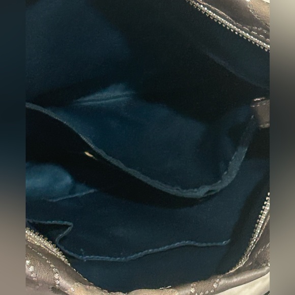 Coach Grey Monogram Madison Isabelle Op Art Signature Bag w/FREE Wallet - Picture 5 of 11